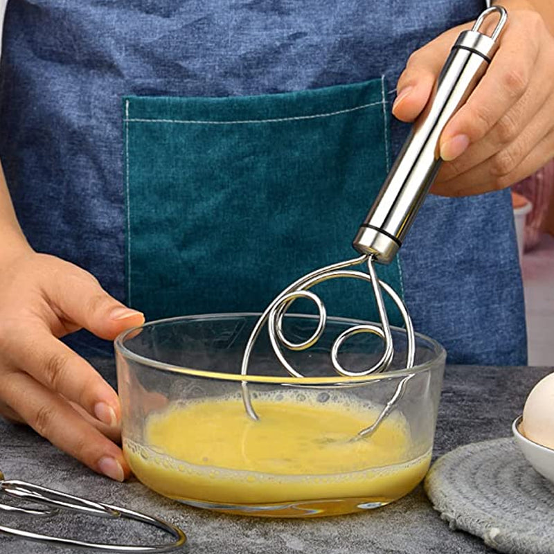 Batidor de Masa Mágico de Acero Inoxidable
