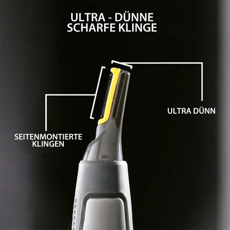 Cortadora de Precisión Ultrafina Profesional | Cuchillas de Acero Inoxidable de Titanio | Luz LED Integrada | Tecnología de Micro-Oscilación | Para Nariz, Oídos y Contornos