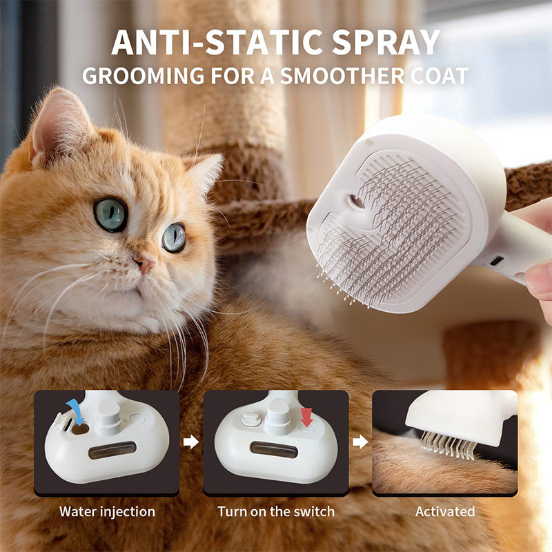 FellGlanz™ – Spray-Cepillo para Gatos | Pelaje Brillante, Cuidado Sencillo | 50% DESCUENTO