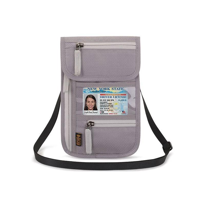 Billetera de viaje con bloqueo RFID