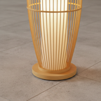 BambooGlow | Lámpara de Mesa y de Pie Moderna y Ecológica Elegante para Sala de Estar
