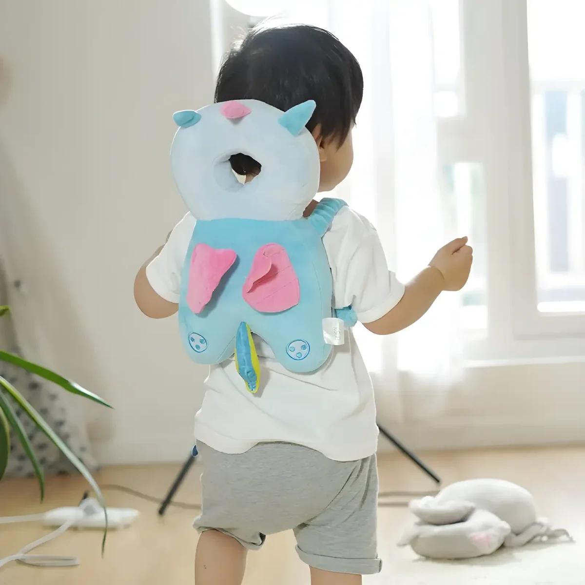 HEADGUARD - Protección de cabeza lujosa y ajustable para bebés con materiales suaves para una protección segura al gatear y aprender a caminar