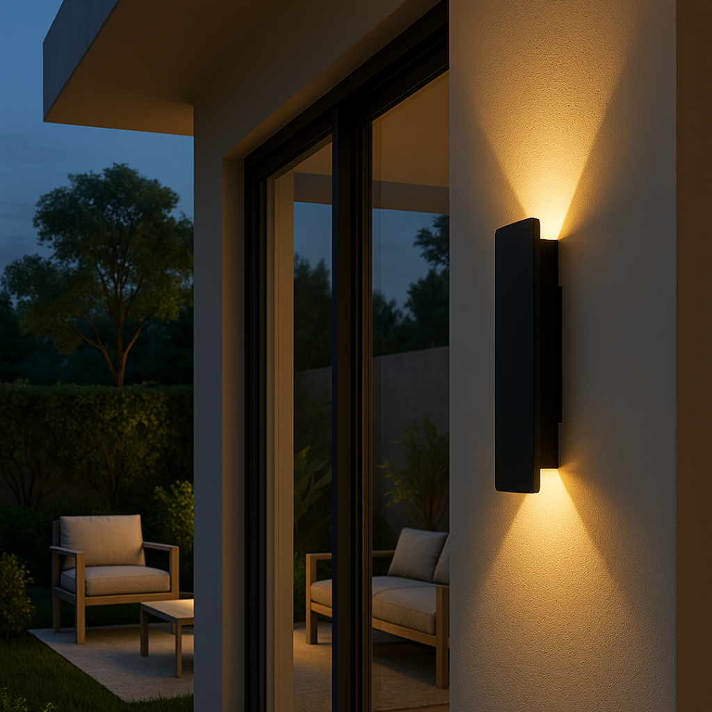 Lámpara de pared LED exterior Streamline – Impermeable IP65 – Disponible en 4 tamaños