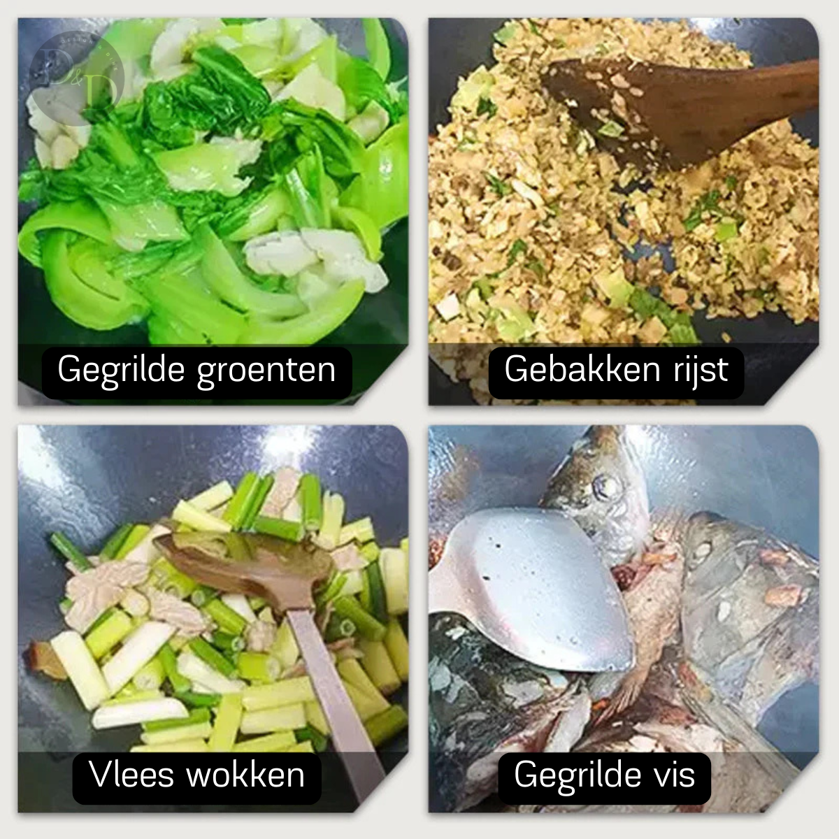 Wok de hierro Cuyun - Antiadherente, sin recubrimiento tóxico