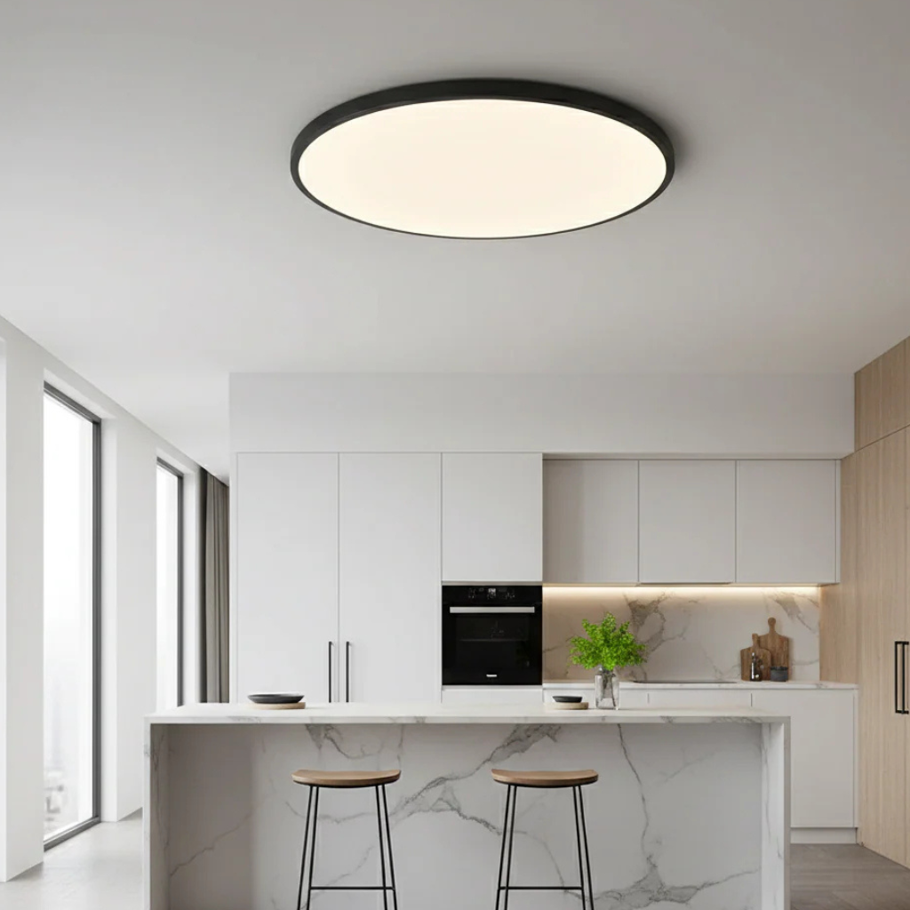 Luz de Techo LED Moderna de Montaje Empotrado - Eficiente en Energía, Diseño Minimalista para Sala de Estar o Dormitorio