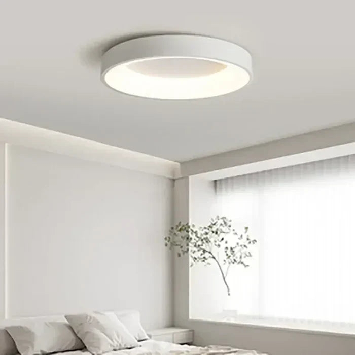 NordicGlow | Lámpara de techo LED redonda | Diseño escandinavo | Moderna y minimalista | Tecnología LED de bajo consumo | Adecuada para cualquier espacio | Luz cálida y acogedora | Instalación sencilla