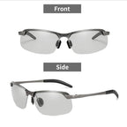 Gafas de sol foto-cromáticas con lentes polarizados anti-reflejo