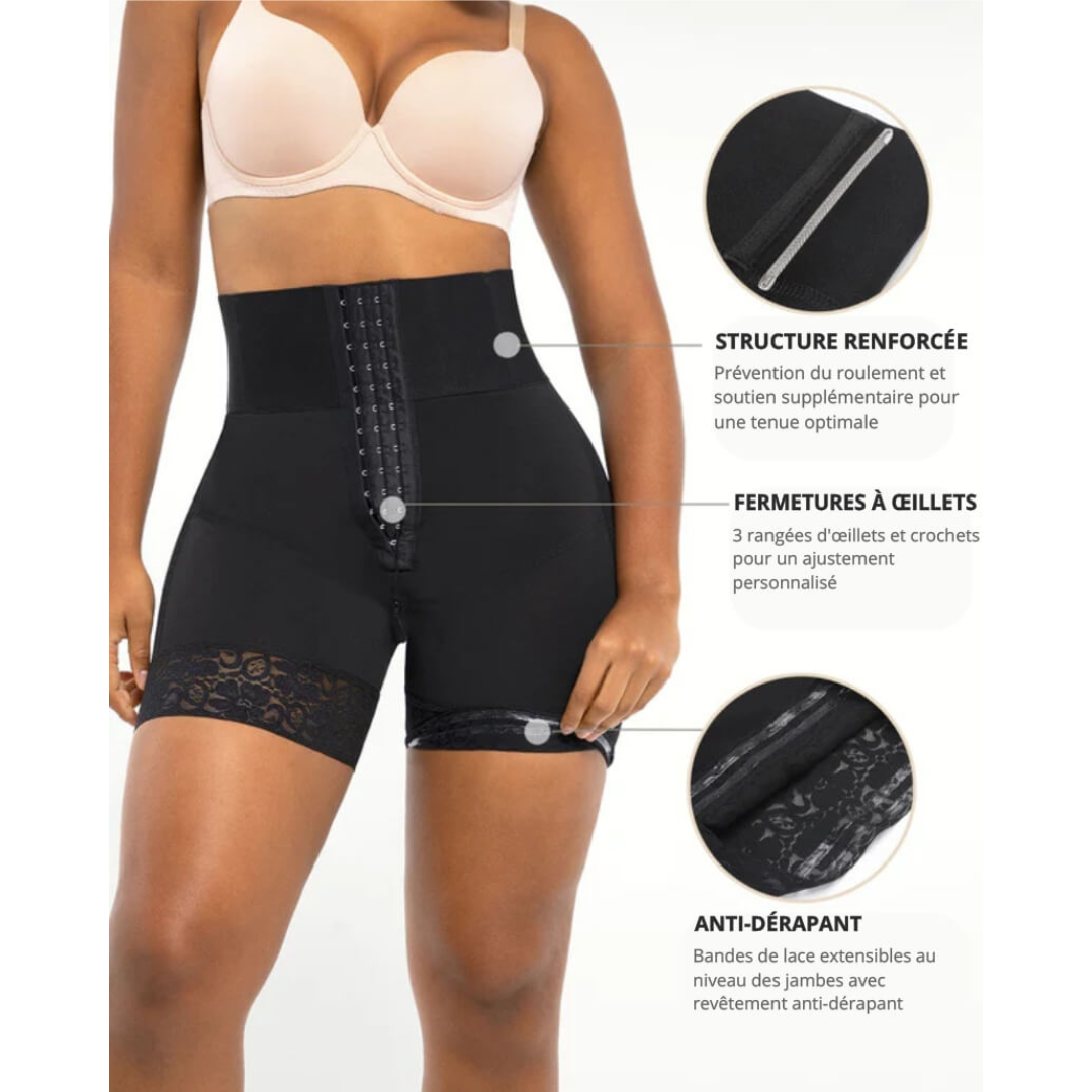 Short moldeador de talle alto para mujer