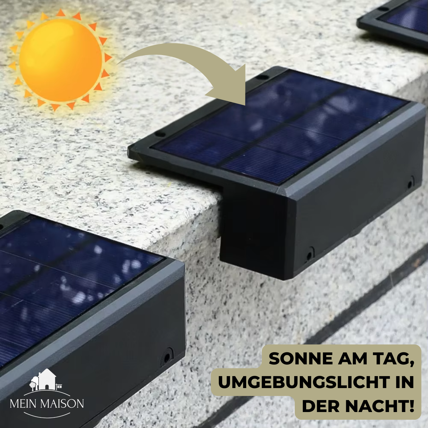 Lámpara de Jardín Solario | LED Solar | Luz Cálida y Colorida | IP65 Impermeable