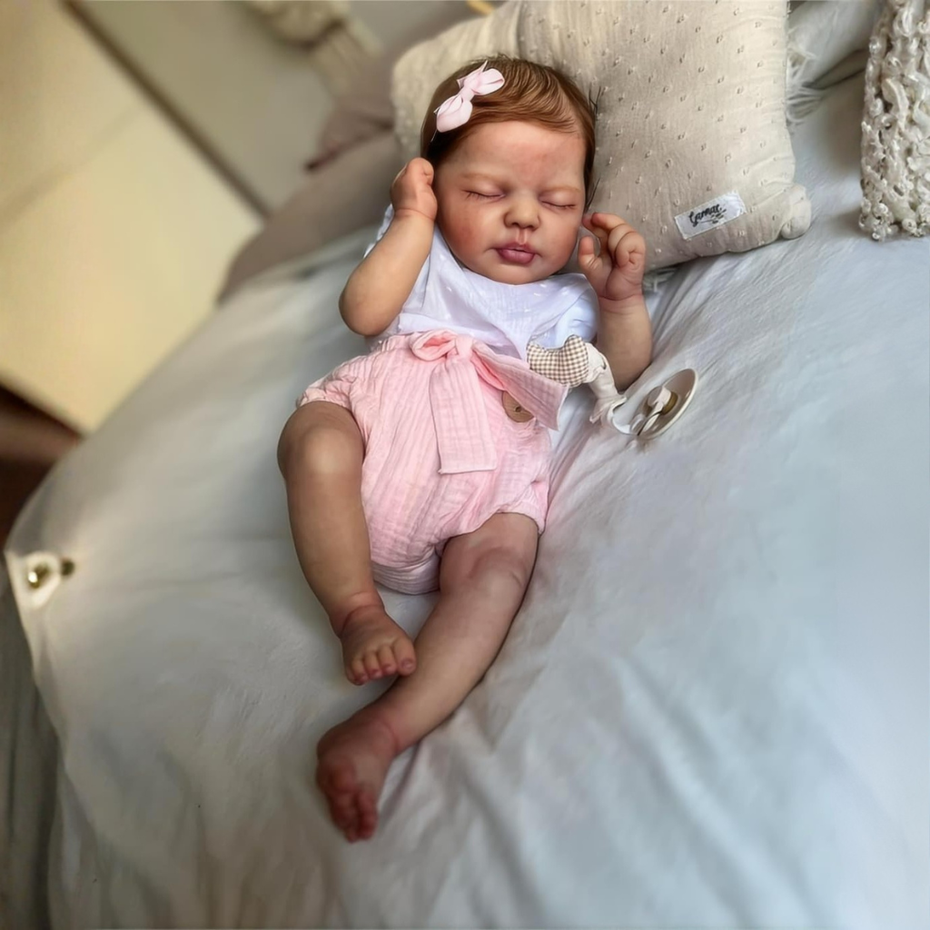 Muñeca de bebé realista de silicona suave