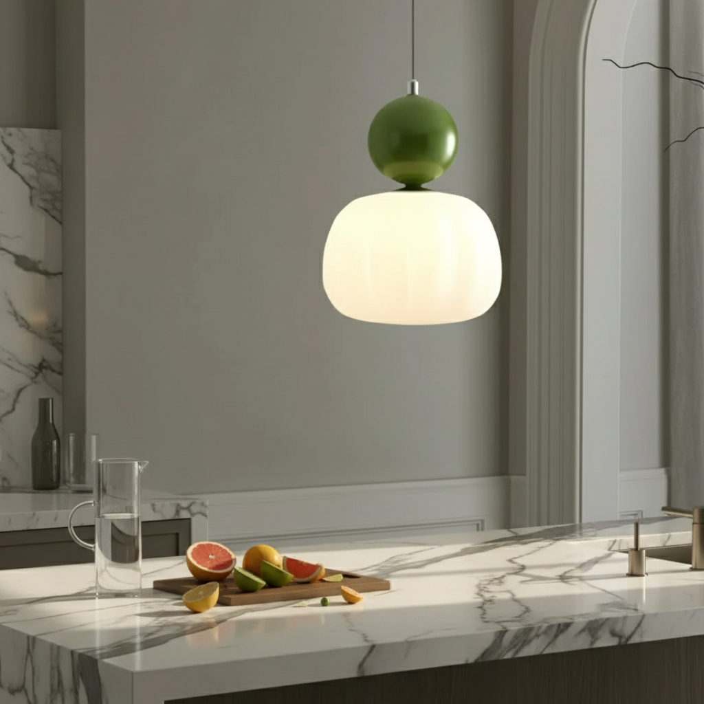 Colección Opaline | Iluminación Colgante de Cocina con Diseño Juguetón para Interiores Modernos