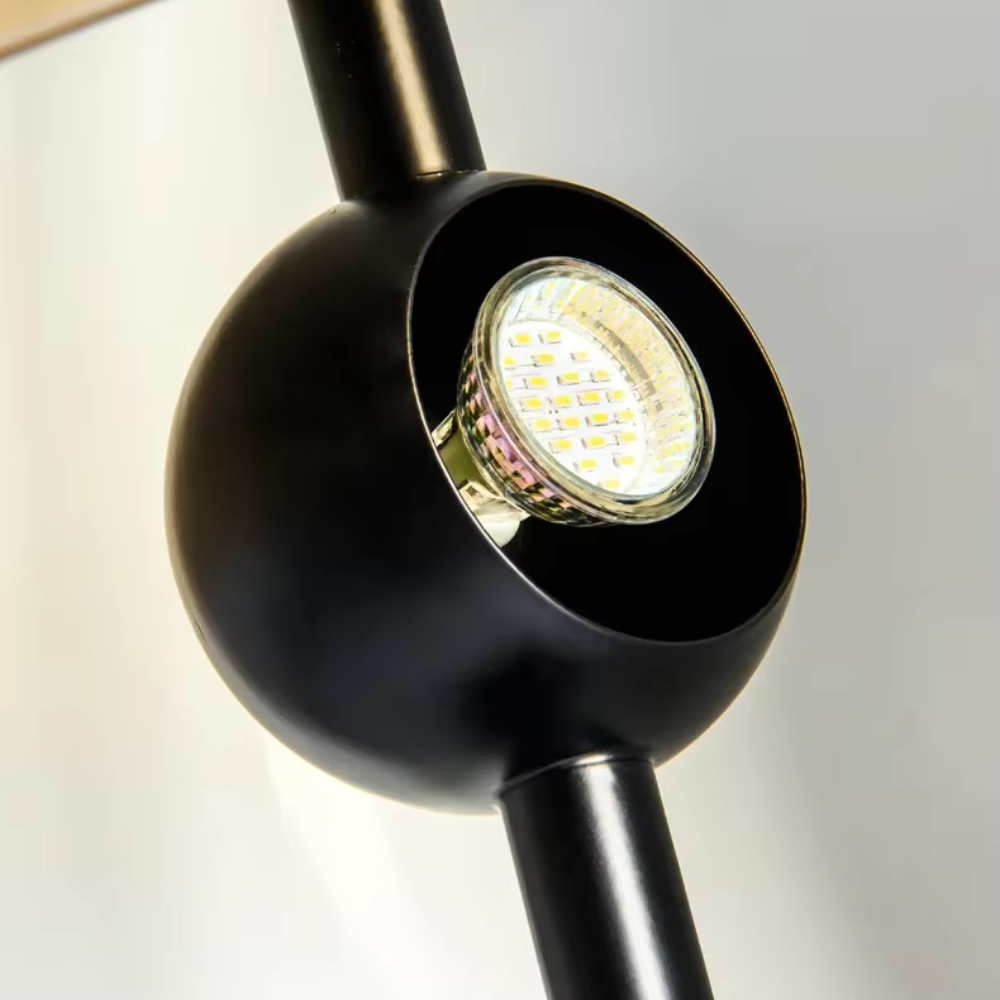 Lámpara de Pie Moderna Neralith Soma - Elegante Lámpara de Cristal para Sala de Estar