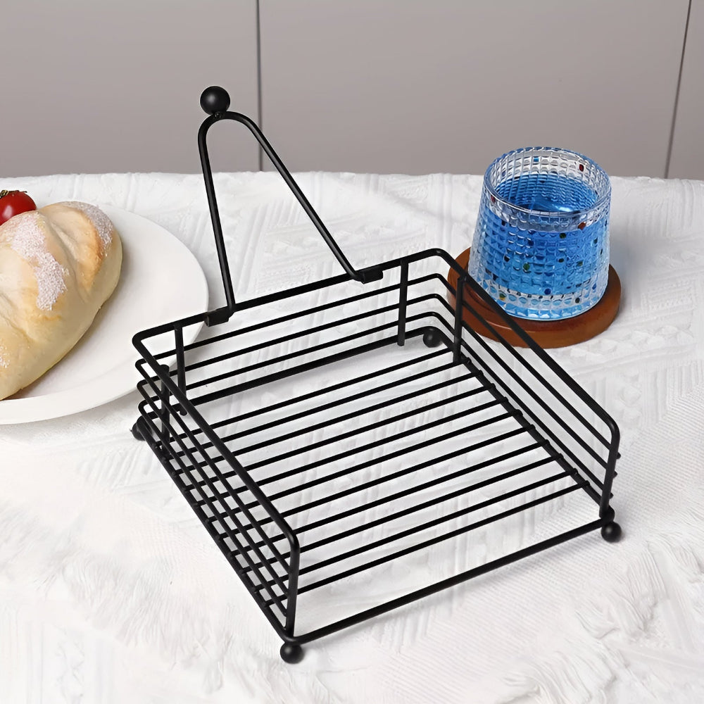 Soporte de Servilletas de Hierro Elegante