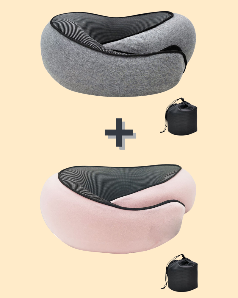Cojines de viaje ergonómicos con memoria