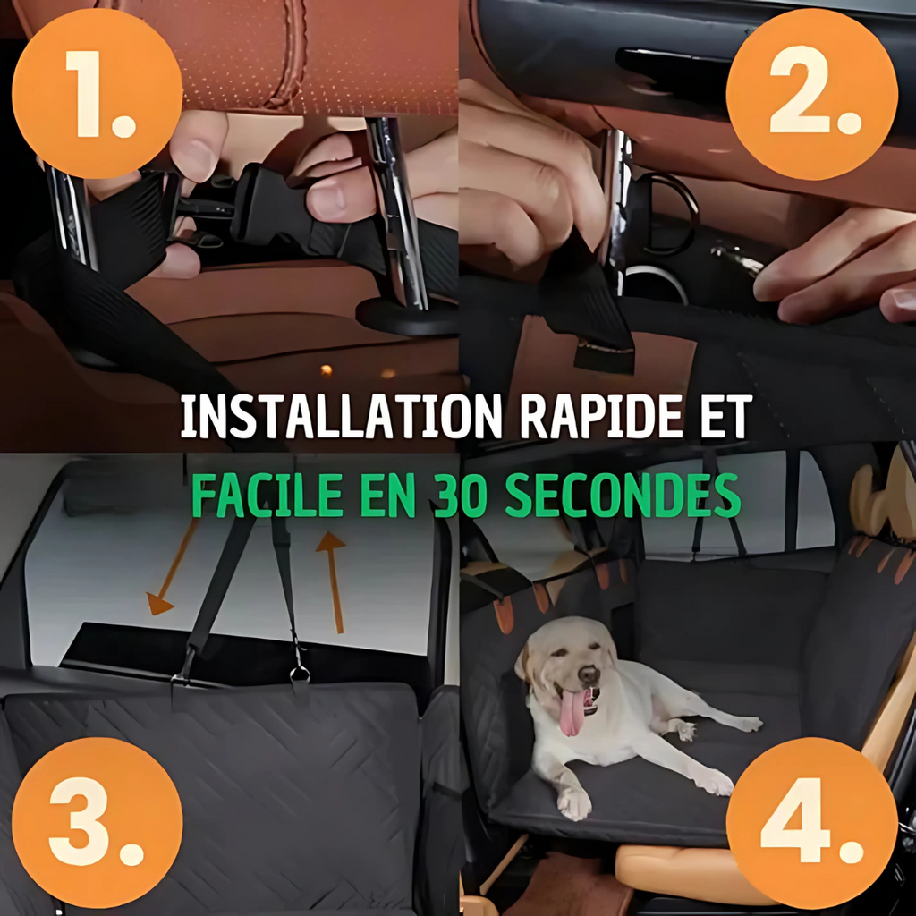Protección de asiento de coche para perro