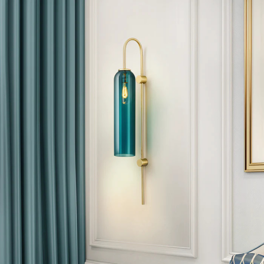Lámpara de pared LED de vidrio | Iluminación elegante para salones