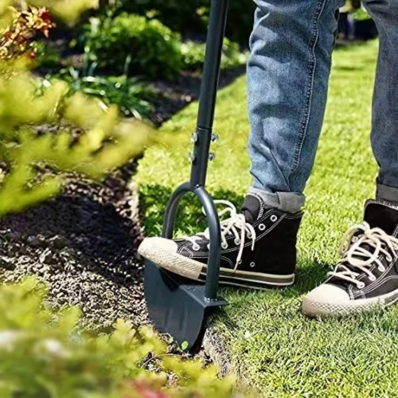 EdgeMaster - Herramienta para Bordes de Jardín con Mango y Diseño de Media Luna