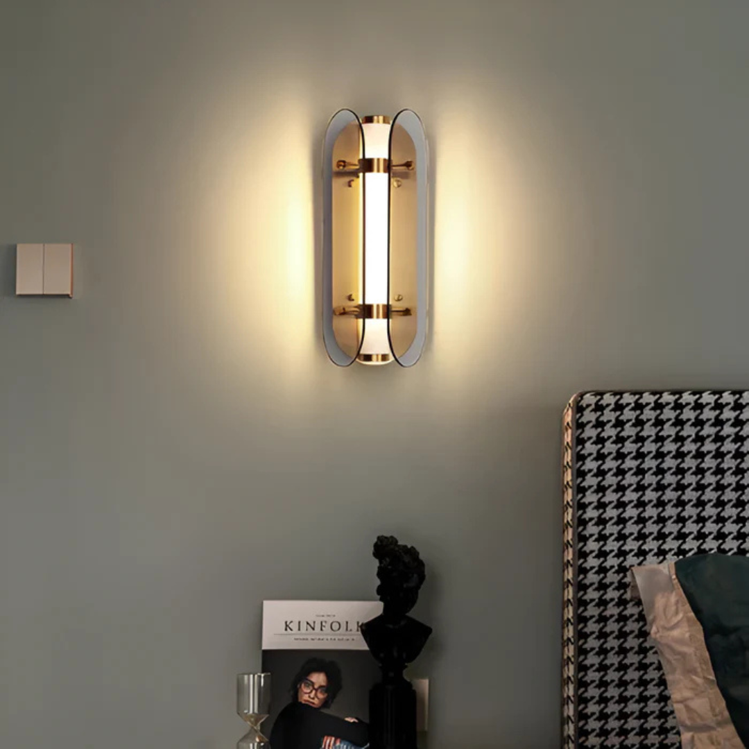Lámpara de pared de vidrio | Iluminación LED para el hogar