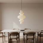 Lámpara Colgante de Papel de Arroz Hecha a Mano - Iluminación Elegante para el Hogar