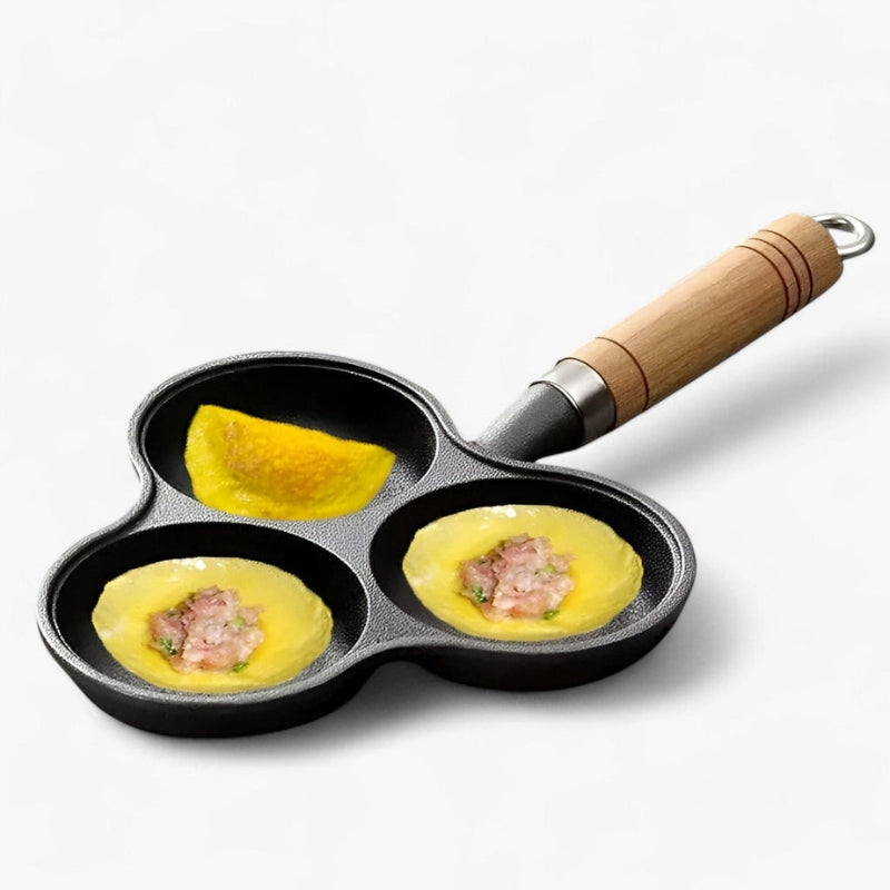 CookMate - Sartén de desayuno multi-tazas con recubrimiento antiadherente