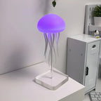 JellyGlow – Lámpara de medusa que cambia de color con movimiento flotante y proyección de luz ambiental relajante