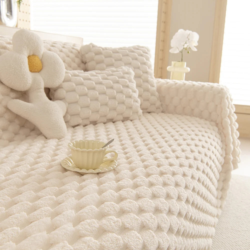 Funda de Sofá de Conejo Tufted