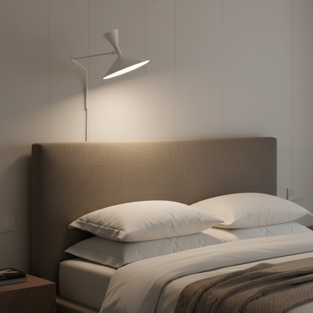 Orrin Vey - Aplique de Pared LED Minimalista con Iluminación Blanca Cálida