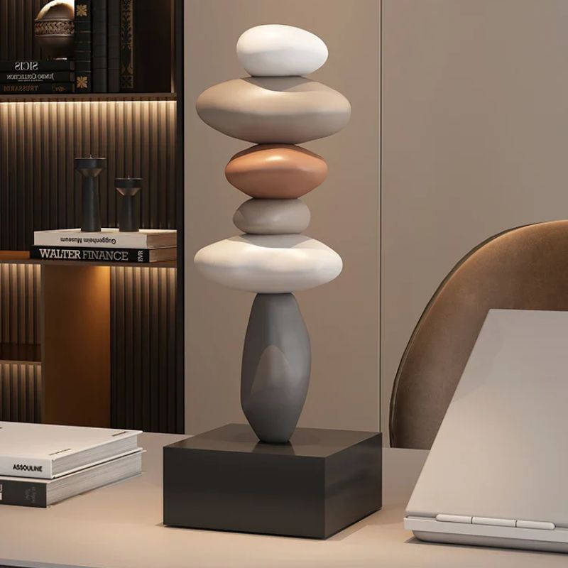 Kalsten | Escultura Balanture – Decoración Zen Moderna para un Ambiente Pacífico y Relajante