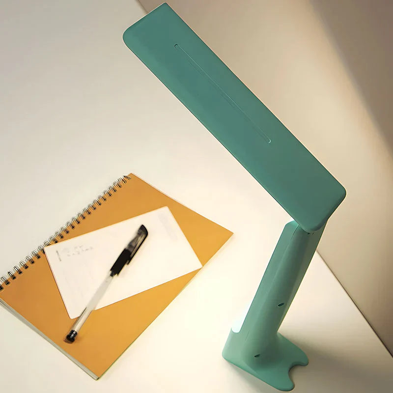 LumeTouch - Lámpara de escritorio delgada con brillo ajustable y diseño moderno