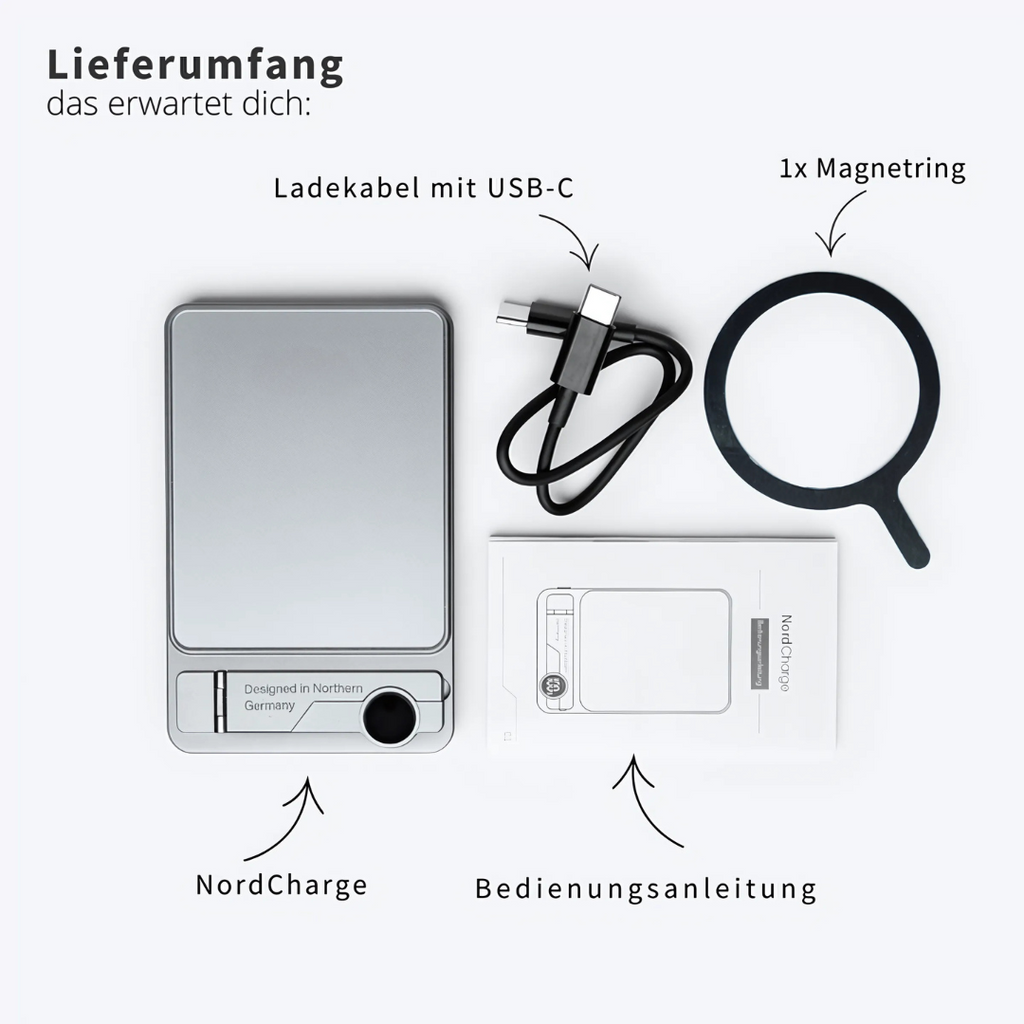 Powerbank magnético con pantalla
