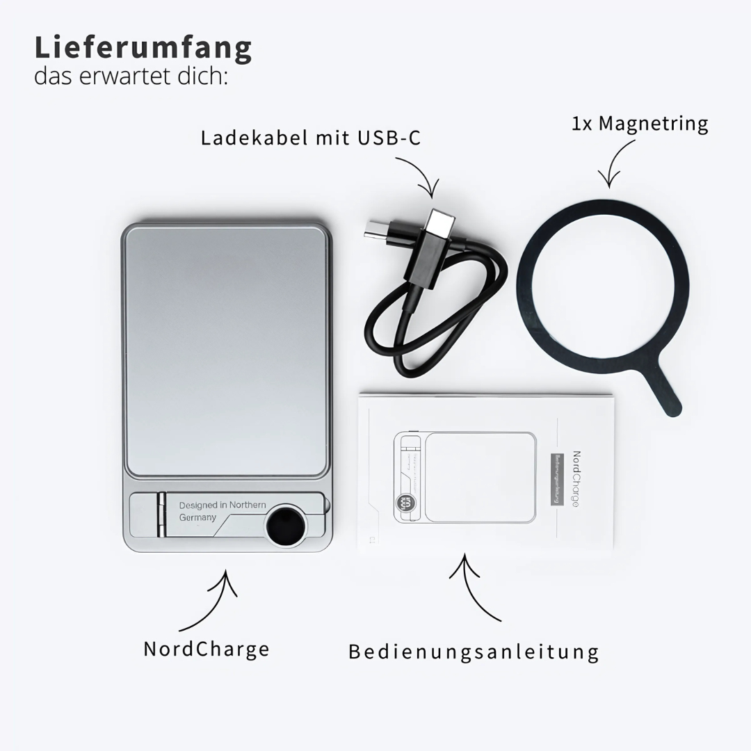 Powerbank magnético con pantalla