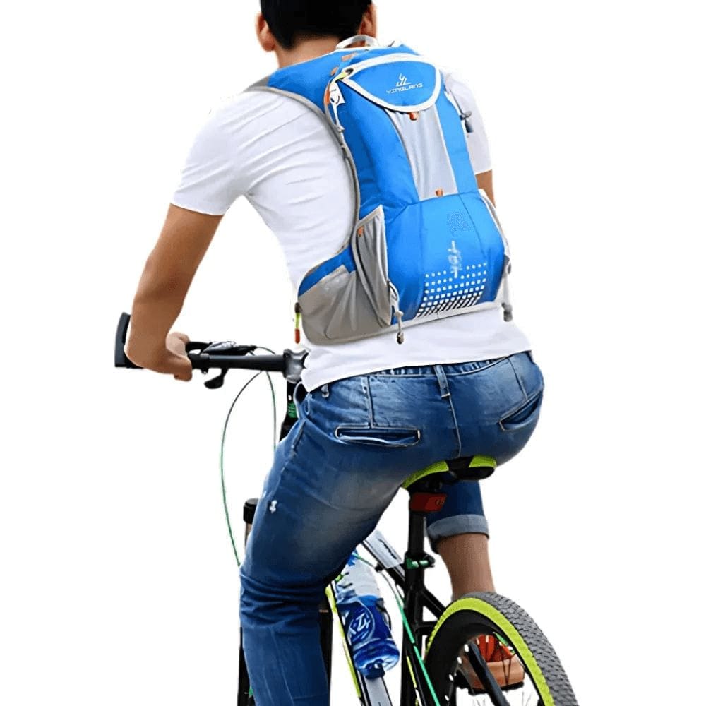 Mochila impermeable y multifuncional para ciclistas