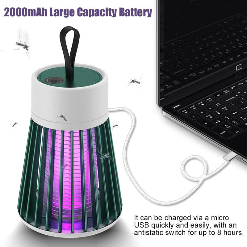 🦟Lámpara trampa para mosquitos y moscas recargable por USB🚫