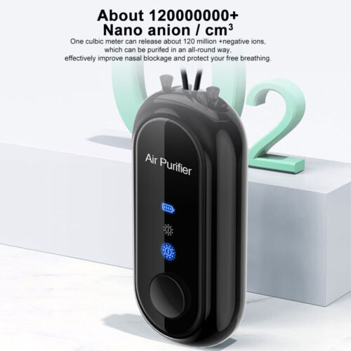 Collar Purificador de Aire Mini Personal | Purificador de Aire Portátil con Carga USB
