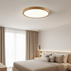 Luz de Techo Montada Ethos - Diseño Japandi Ultra Delgado, Brillo LED Suave