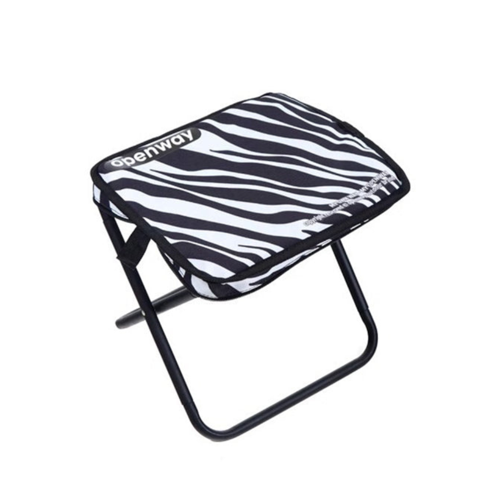 Taburete Plegable Compacto para Exterior - Acero Carbono de Alta Resistencia y Tela Oxford