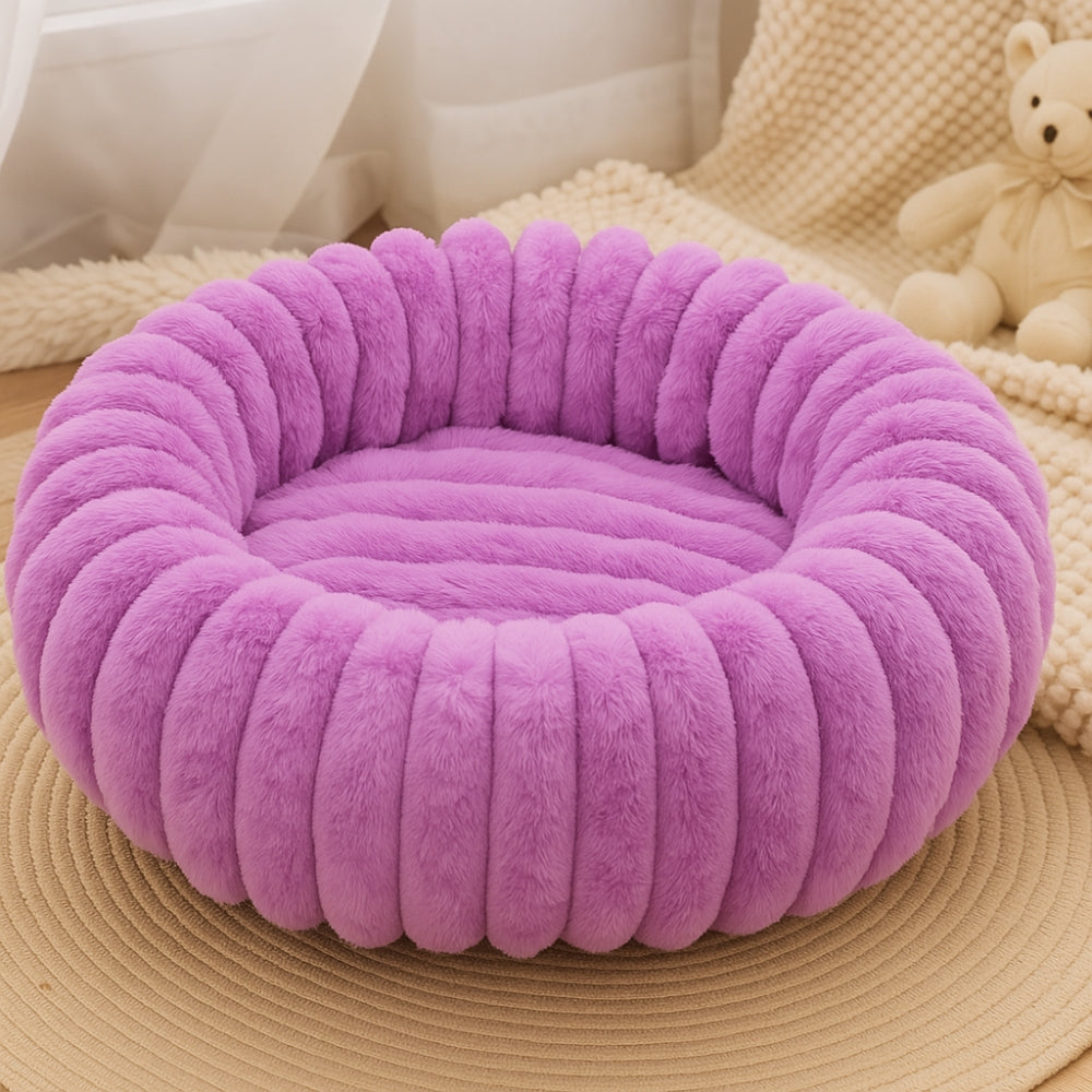 Cama Redonda Purrfectly Plush para Mascotas