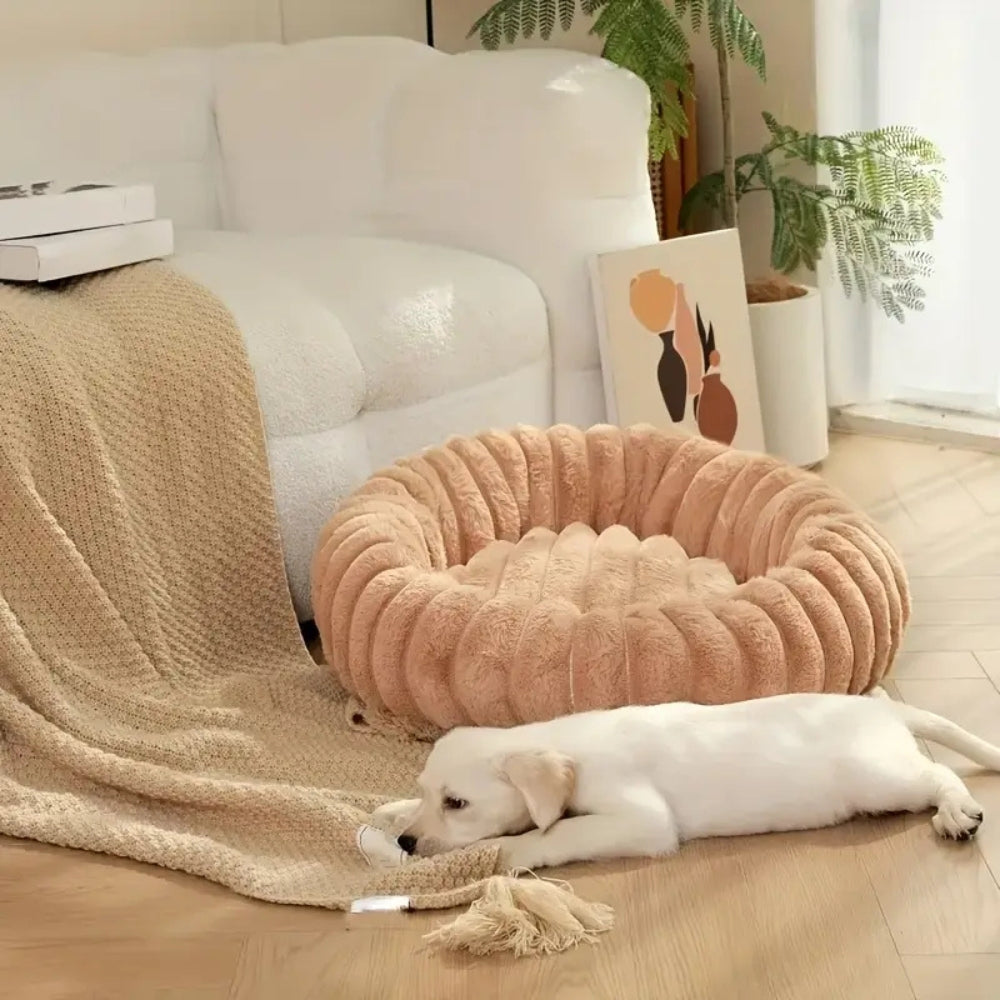 Cama Redonda Purrfectly Plush para Mascotas