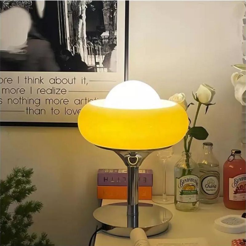 LuminiBake – Lámpara de mesa decorativa con diseño de tortilla para uso en interiores