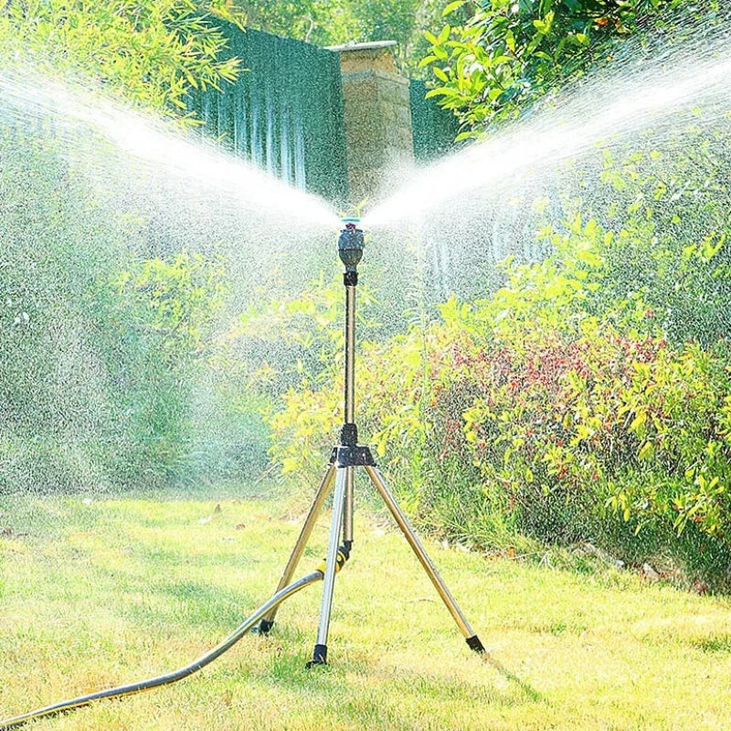 GreenFlow – Aspersor de jardín inteligente con rociador rotativo y diseño de cobertura ajustable