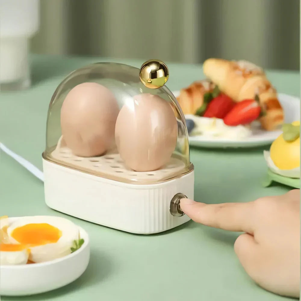 Hervidor de huevos eléctrico vintage para el desayuno perfecto