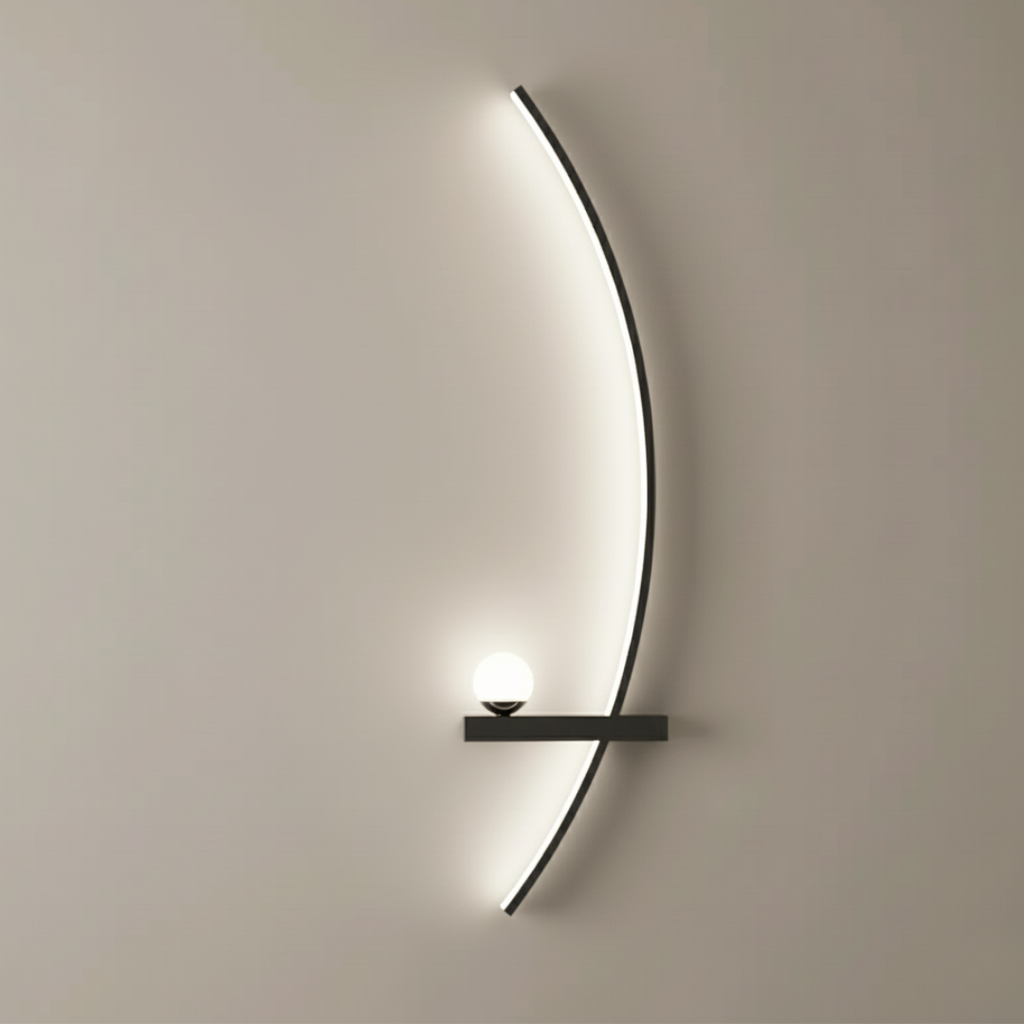 Luz de Pared LED Elegante – Aplique de Aluminio Moderno para Interiores del Hogar