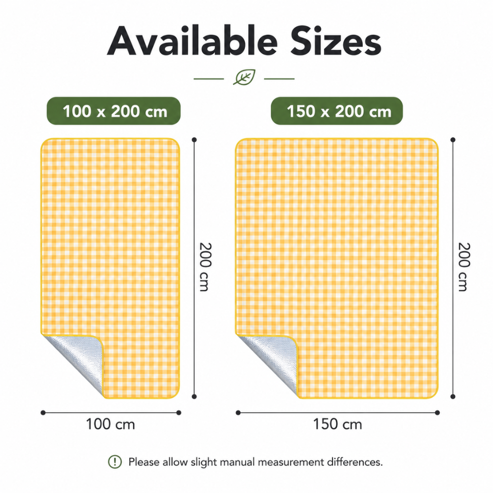 Manta de Picnic Impermeable Plegable con Parte Inferior Aislante