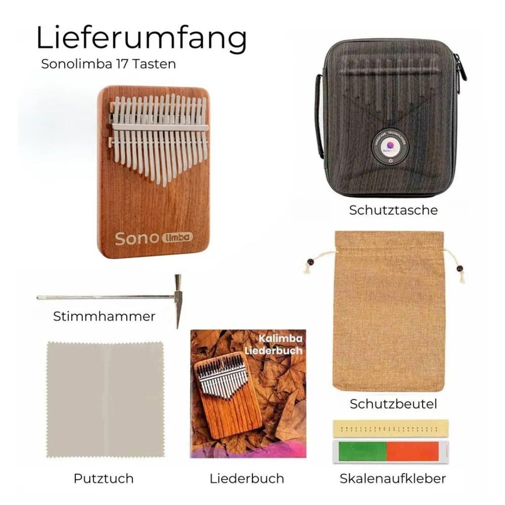 Kalimba de madera de coral africano