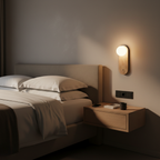 Lámpara de Pared Wabi-Sabi - Aplique de Pared Minimalista con Luz Natural Cálida