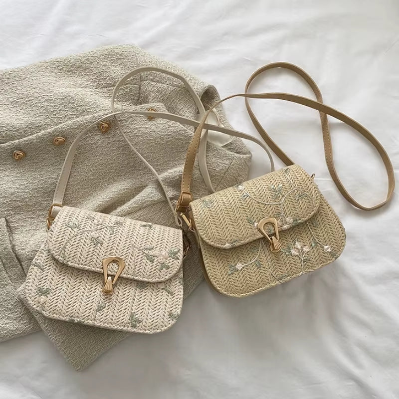 Ophelia – Bolso de hombro de gran capacidad con estampado de flores