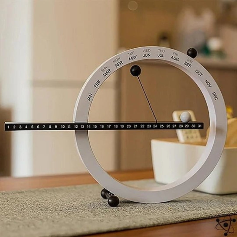 SilentTime – Calendario Perpetuo Magnético con Movimiento de Cuarzo Silencioso para Decoración del Hogar