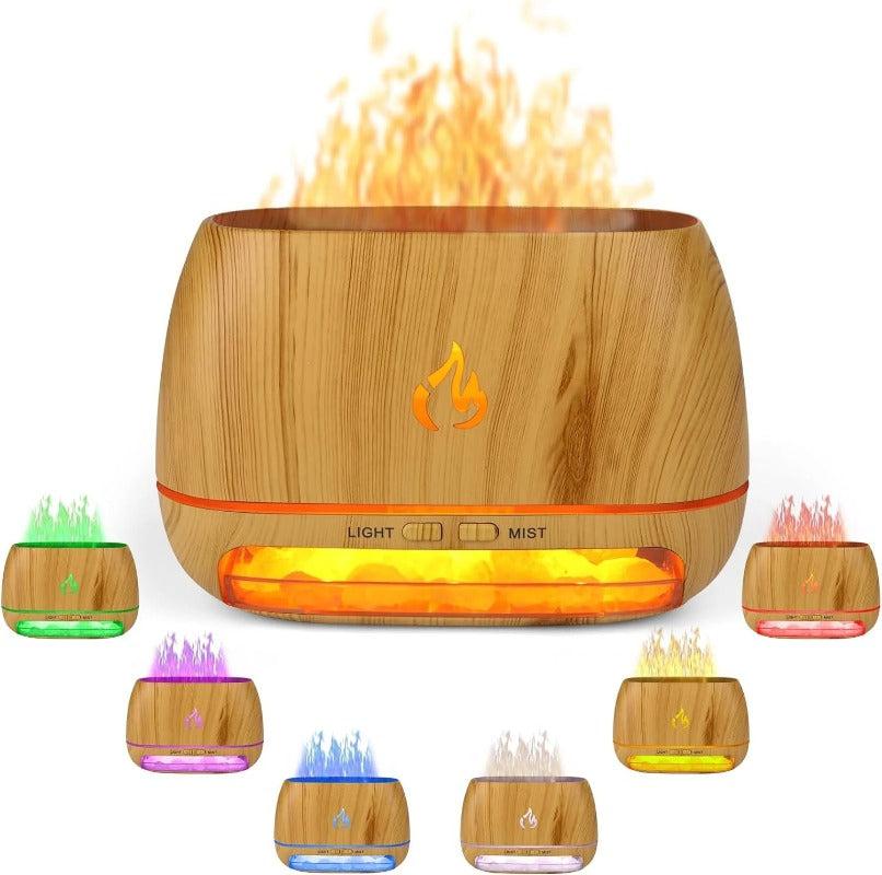 Difusor de Aromas de Sal del Himalaya 3 en 1 Woyuosn