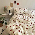 Corazón de Terciopelo – Funda nórdica suave y transpirable con un discreto estampado de corazones para acogedoras habitaciones