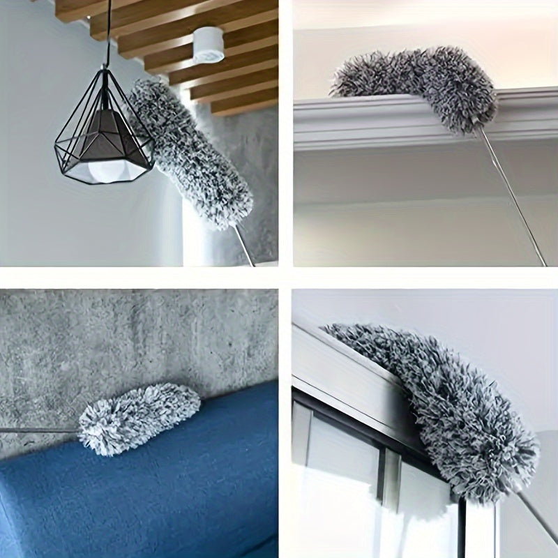 SKYDUSTER - Cepillo de Limpieza Flexible Extensible para Techos Altos y Ventiladores